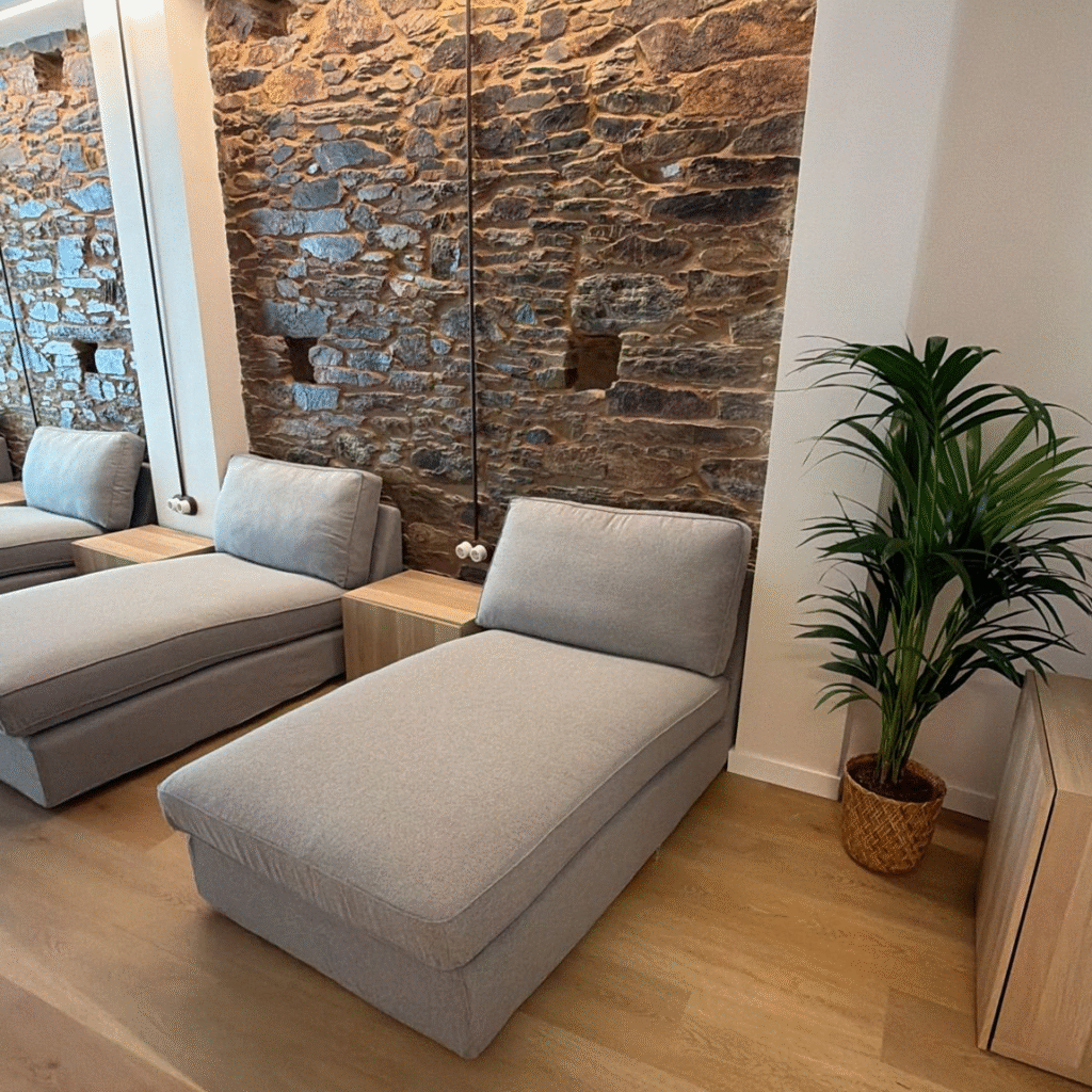 Sala de presoterapia para peregrinos en Freshlegs Arzúa